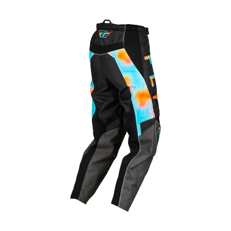 FLY Racing F-16 2023 Ženske motocross hlače sivo-ružičasto-plave