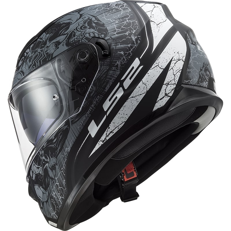 Integralna motociklistička kaciga LS2 FF320 Stream EVO Throne crno-titanium