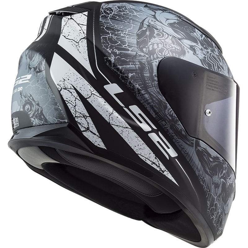 Integralna motociklistička kaciga LS2 FF320 Stream EVO Throne crno-titanium