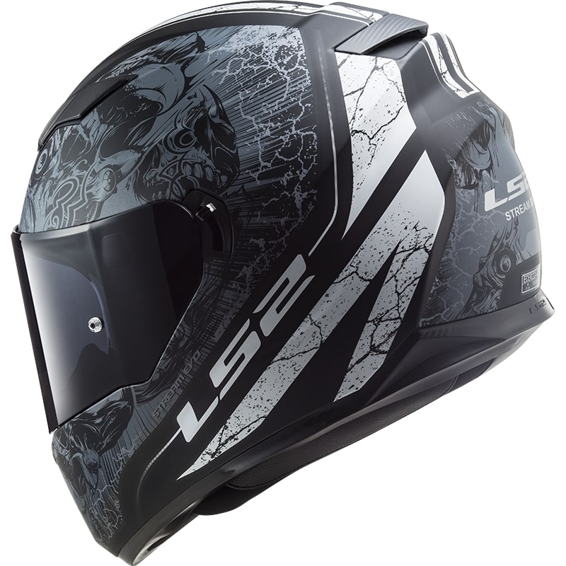 Integralna motociklistička kaciga LS2 FF320 Stream EVO Throne crno-titanium