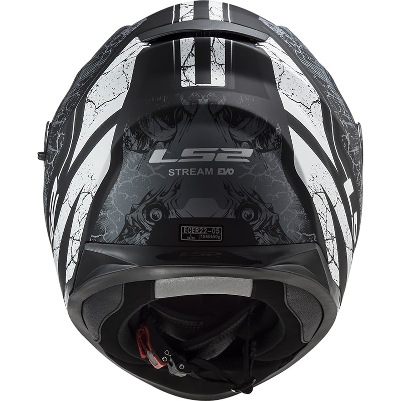 Integralna motociklistička kaciga LS2 FF320 Stream EVO Throne crno-titanium