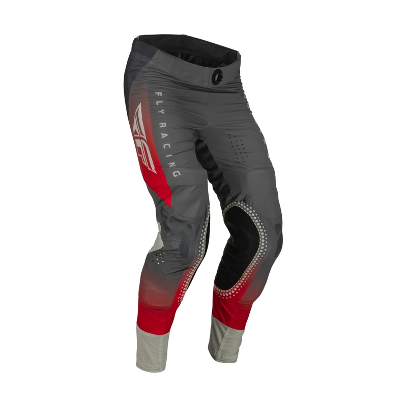 FLY Racing Lite 2023 crveno-sive hlače za motocros rasprodaja