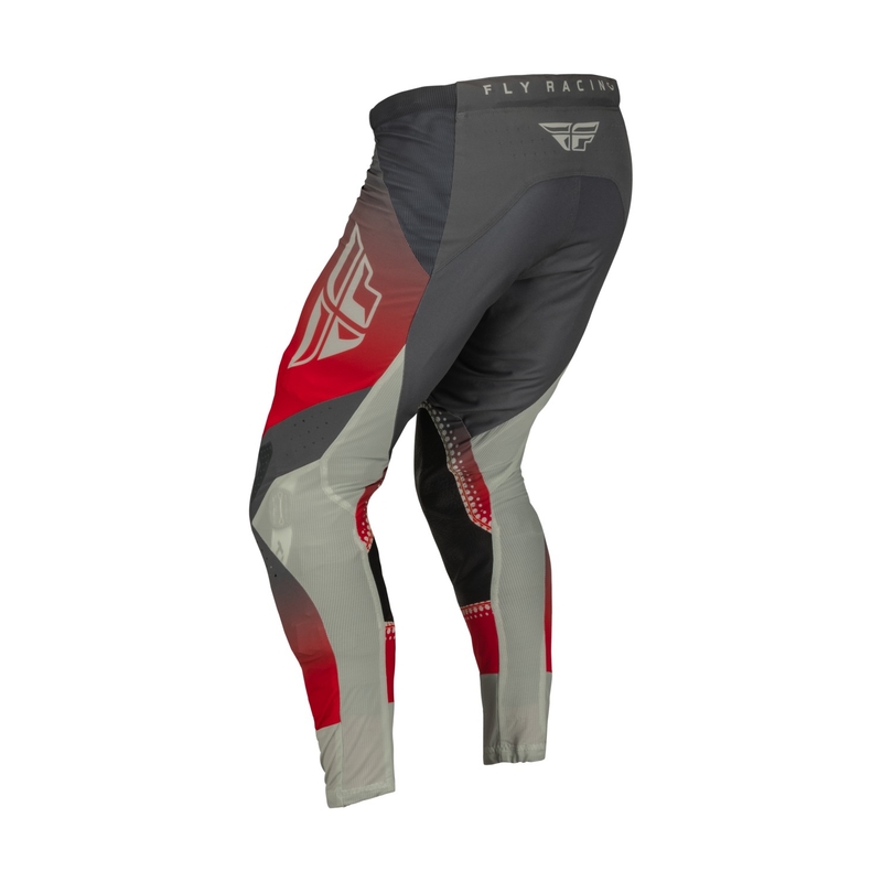 FLY Racing Lite 2023 crveno-sive hlače za motocros rasprodaja
