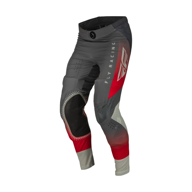 FLY Racing Lite 2023 crveno-sive hlače za motocros rasprodaja