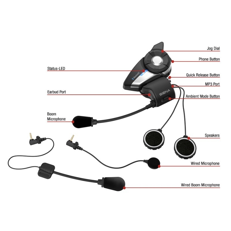 Set od 2 bluetooth handsfree slušalice SENA 20S EVO