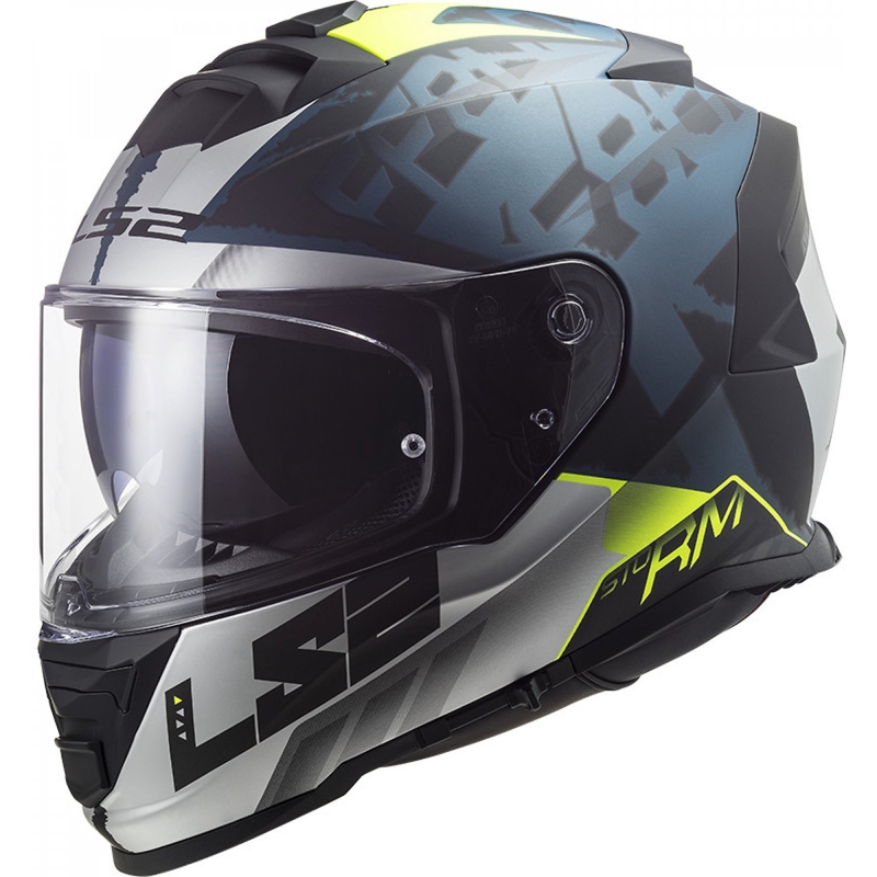 Integralna motociklistička kaciga LS2 FF800 Storm Sprinter crna-srebrna-plava