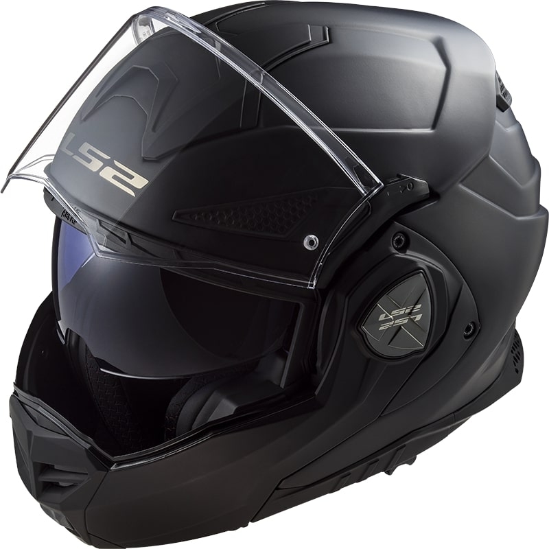 Motociklistička kaciga na preklop LS2 FF901 Advant X Jednobojna crna mat