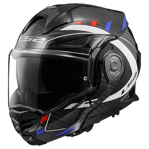 Motociklistička kaciga na preklop LS2 FF901 Advant XC Future crno-bijelo-plava