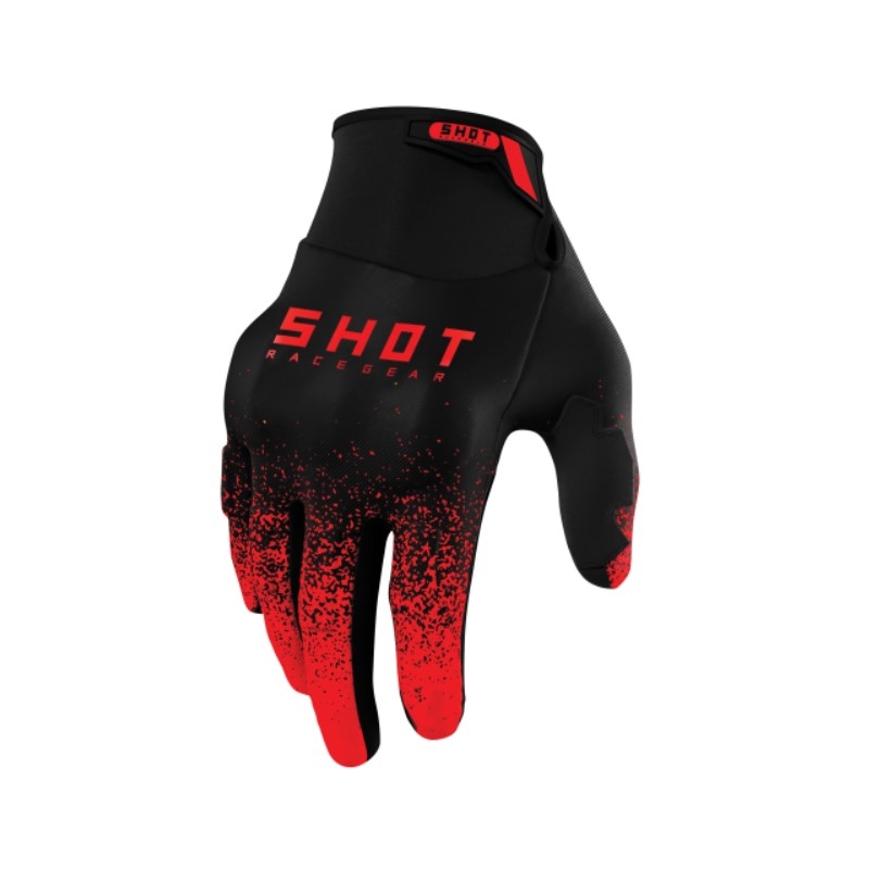 Motocross rukavice Shot Drift Edge 2.0 crno-crvene