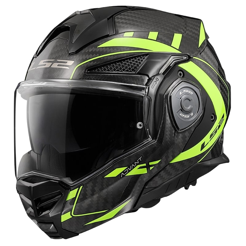 Motociklistička kaciga na preklop LS2 FF901 Advant XC Future crno-fluo žuta