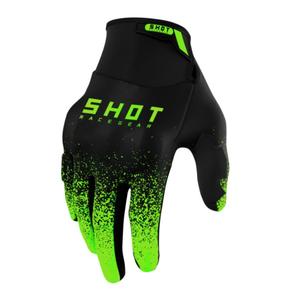 Motocross rukavice Shot Drift Edge 2.0 crno-zelene