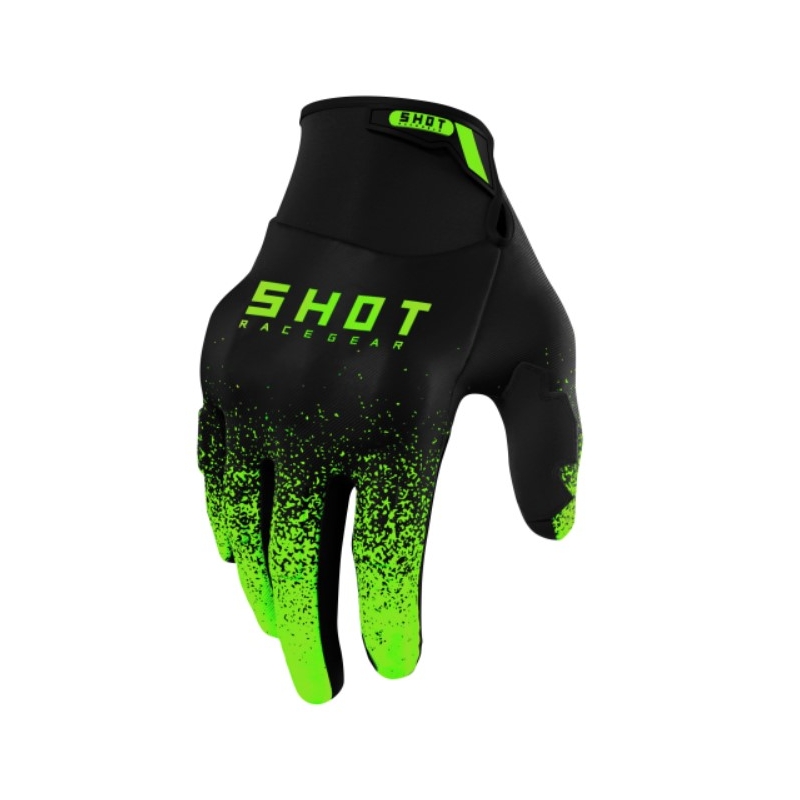 Motocross rukavice Shot Drift Edge 2.0 crno-zelene