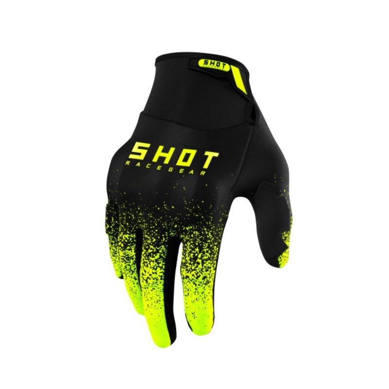 Motocross rukavice Shot Drift Edge 2.0 crno-fluo žute