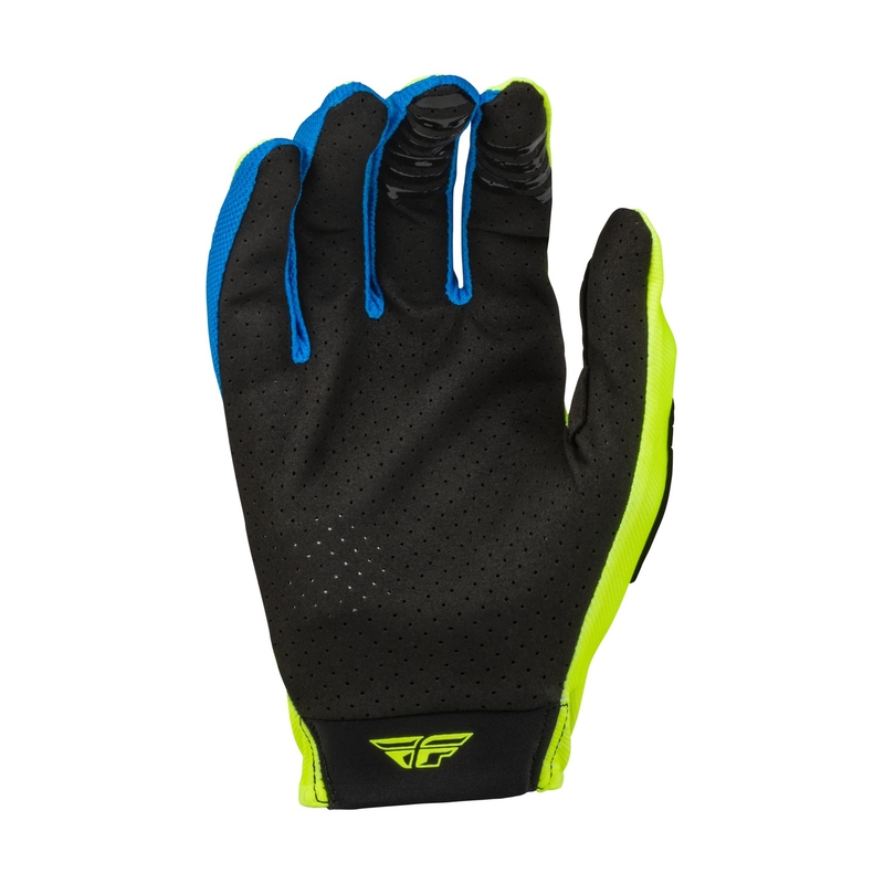 Motocross rukavice FLY Racing Lite 2023 fluo žuto-crne
