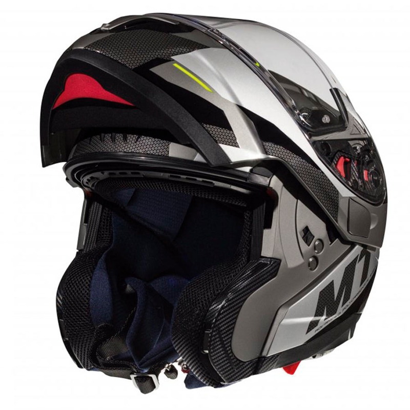 Motociklistička kaciga na preklop MT Atom SV TRANSCEND E2 siva - II. kvaliteta