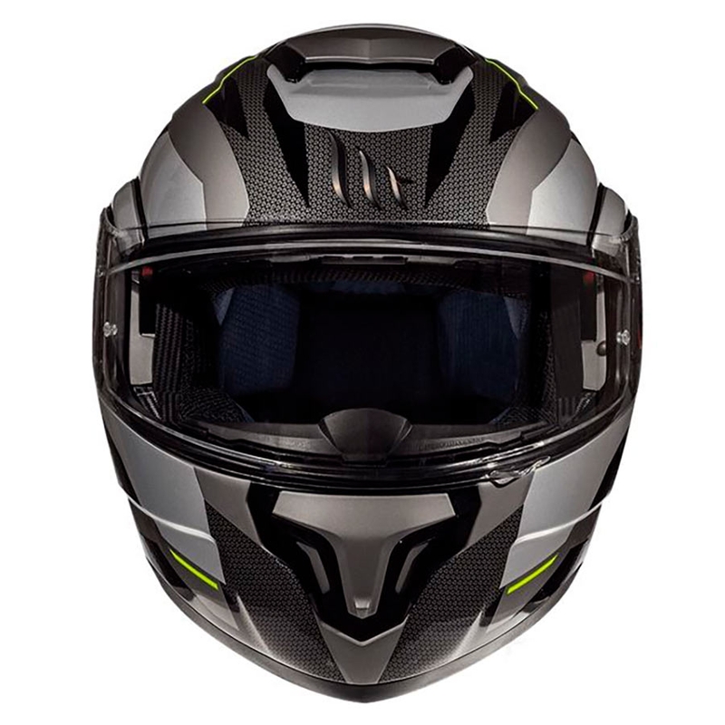 Motociklistička kaciga na preklop MT Atom SV TRANSCEND E2 siva - II. kvaliteta