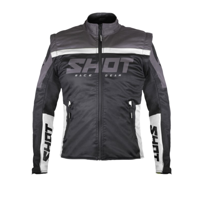 Softshell jakna Shot Softshell Lite 2.0 crno-bijela rasprodaja