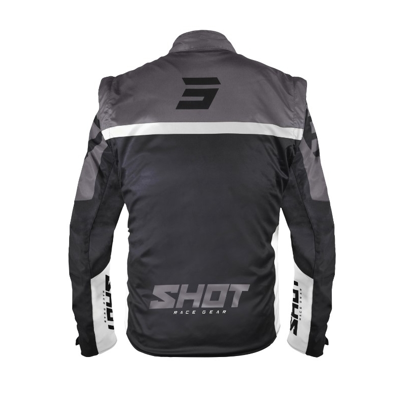 Softshell jakna Shot Softshell Lite 2.0 crno-bijela rasprodaja