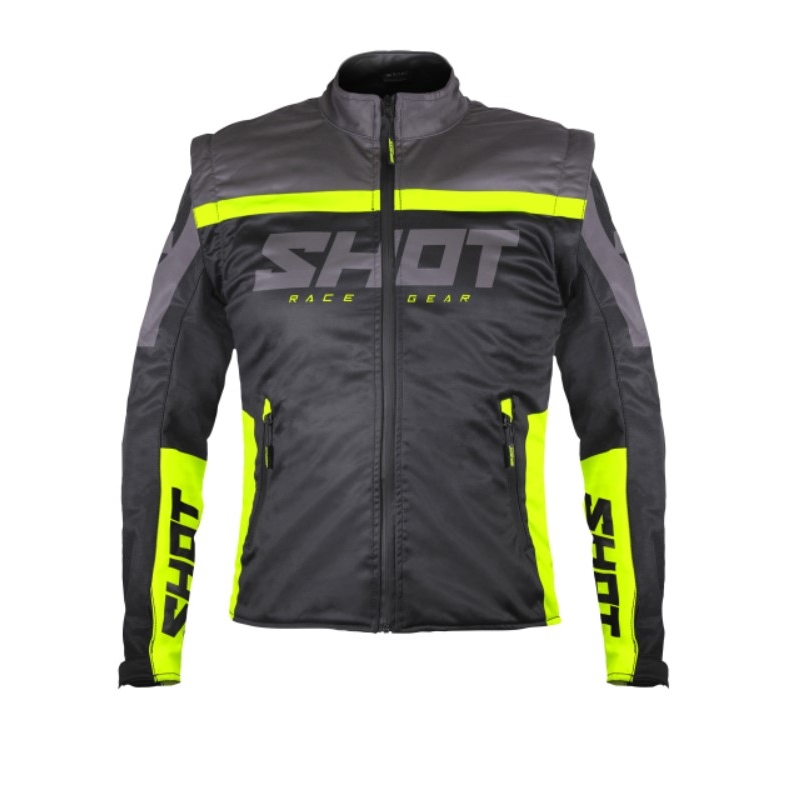 Softshell jakna Shot Softshell Lite 2.0 crno-fluo žuta