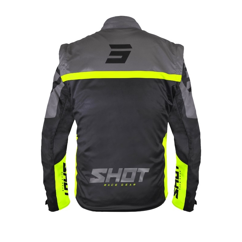 Softshell jakna Shot Softshell Lite 2.0 crno-fluo žuta