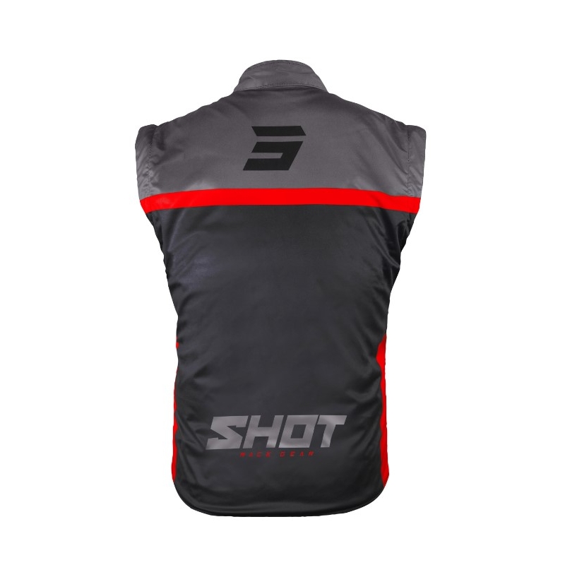 Softshell prsluk Shot Bodywarmer Lite 2.0 crno-crveni