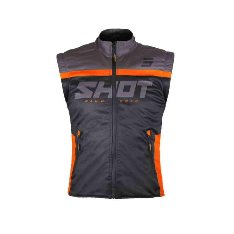 Softshell prsluk Shot Bodywarmer Lite 2.0 crno-narančasti