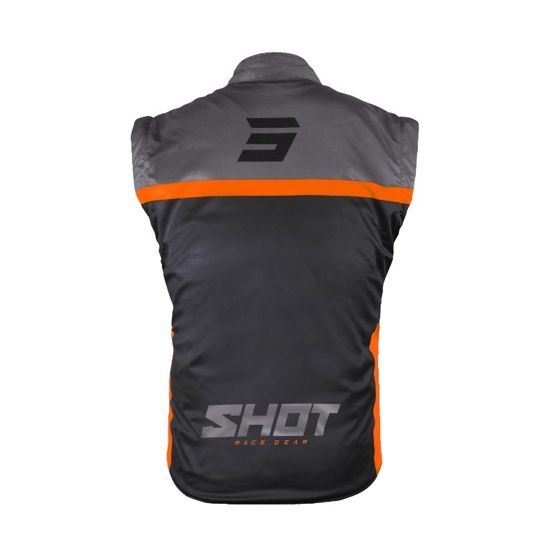Softshell prsluk Shot Bodywarmer Lite 2.0 crno-narančasti