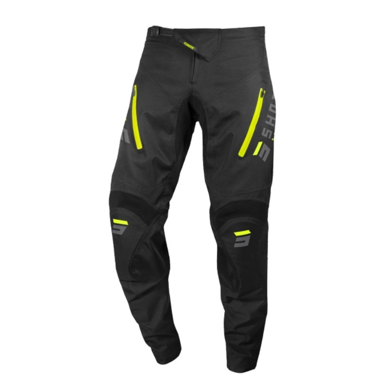 Motocross hlače Shot Climatic 2.0 crno-fluo žute