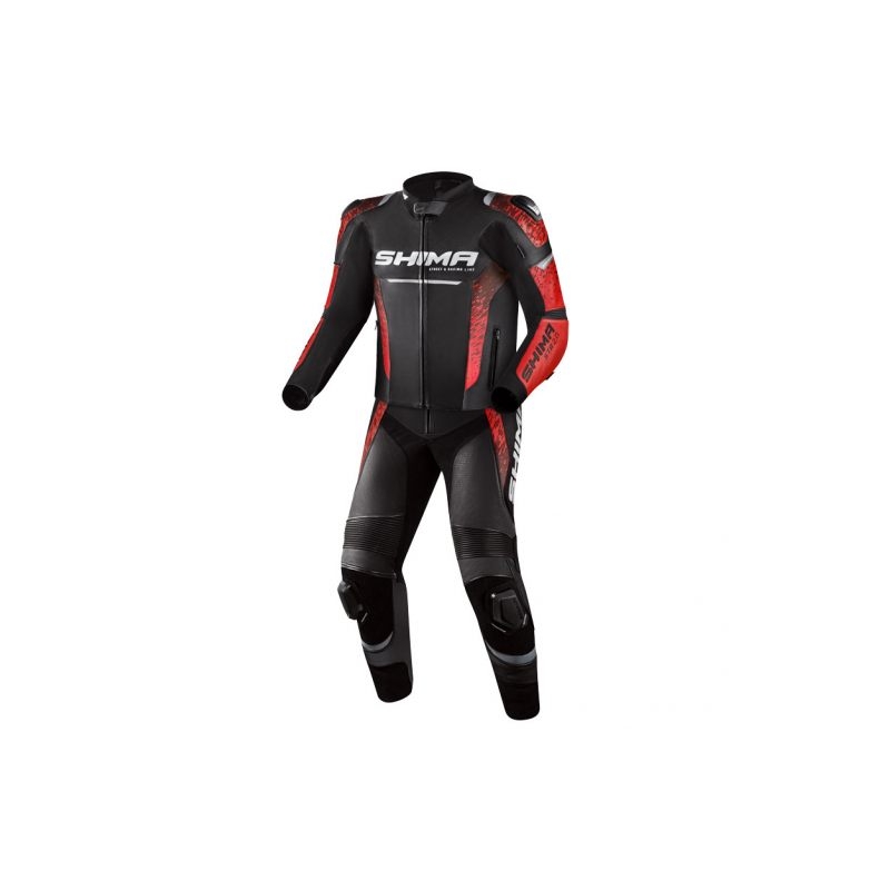 Shima STR 2.0 moto odijelo crno-crveno