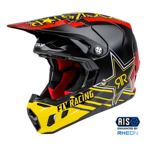 Motocross kaciga FLY Racing Formula CC Rockstar crno-crveno-žuta