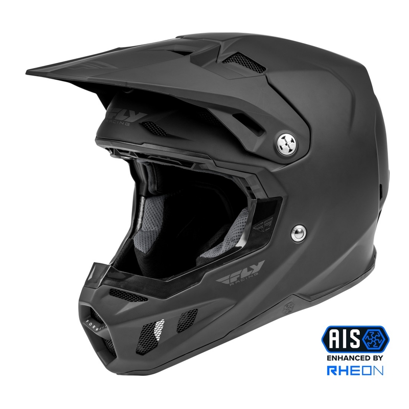 Motocross kaciga FLY Racing Formula Jednobojna crna mat