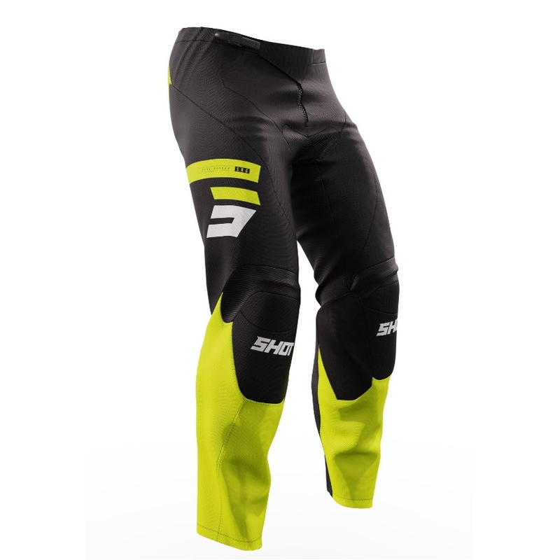 Shot Raw Kid Reflex crno-fluo žutih motokros hlača rasprodaja