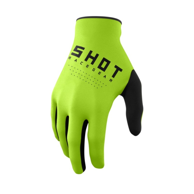 Shot Raw Kid Motocross Gloves Green rasprodaja