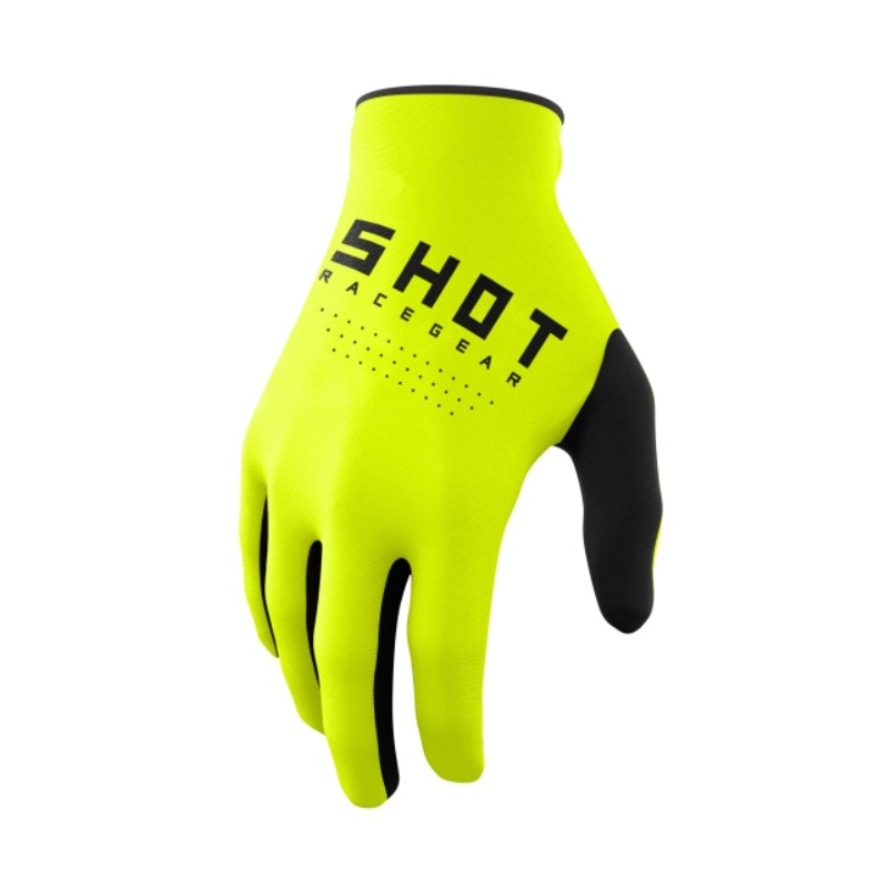 Dječje rukavice za motocross Shot Raw Kid fluo žute rasprodaja