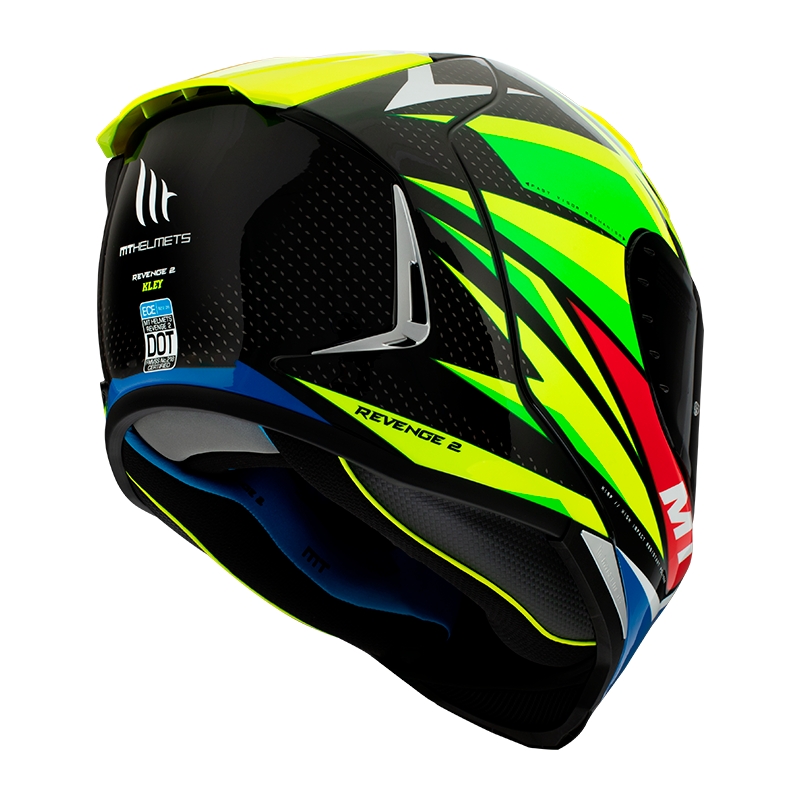 Integralna motociklistička kaciga MT FF110 Revenge 2 Kley plavo-fluo žuta rasprodaja