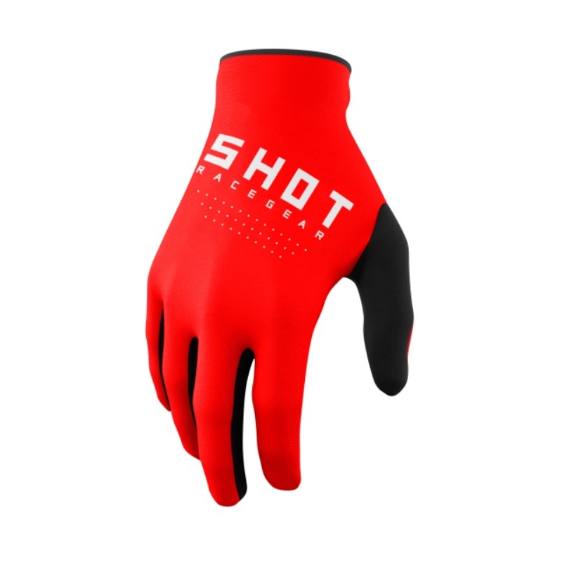Shot Raw Kid Motocross rukavice, crvena rasprodaja