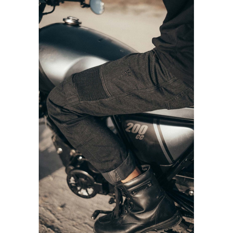 Motorističke traperice PANDO MOTO KarlDo Slim crne rasprodaja