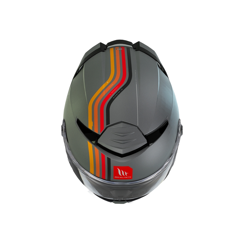 Rasprodaja MT Thunder 4 SV Mil C2 siva mat integralna motociklistička kaciga
