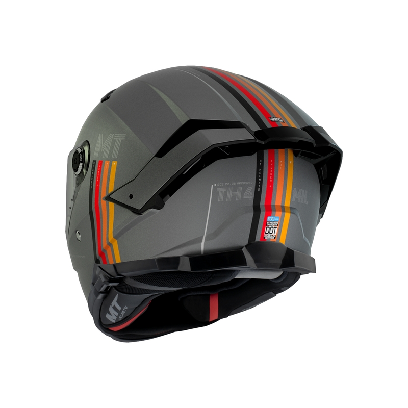 Rasprodaja MT Thunder 4 SV Mil C2 siva mat integralna motociklistička kaciga