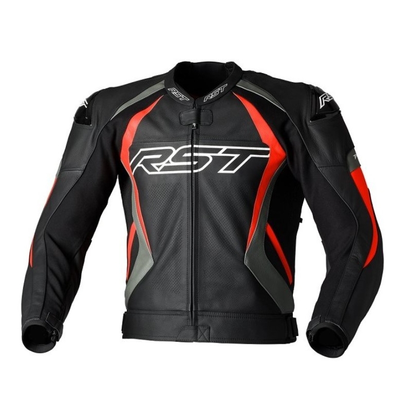 Motociklistička jakna RST Tractech Evo 4 CE crno-sivo-crvena rasprodaja