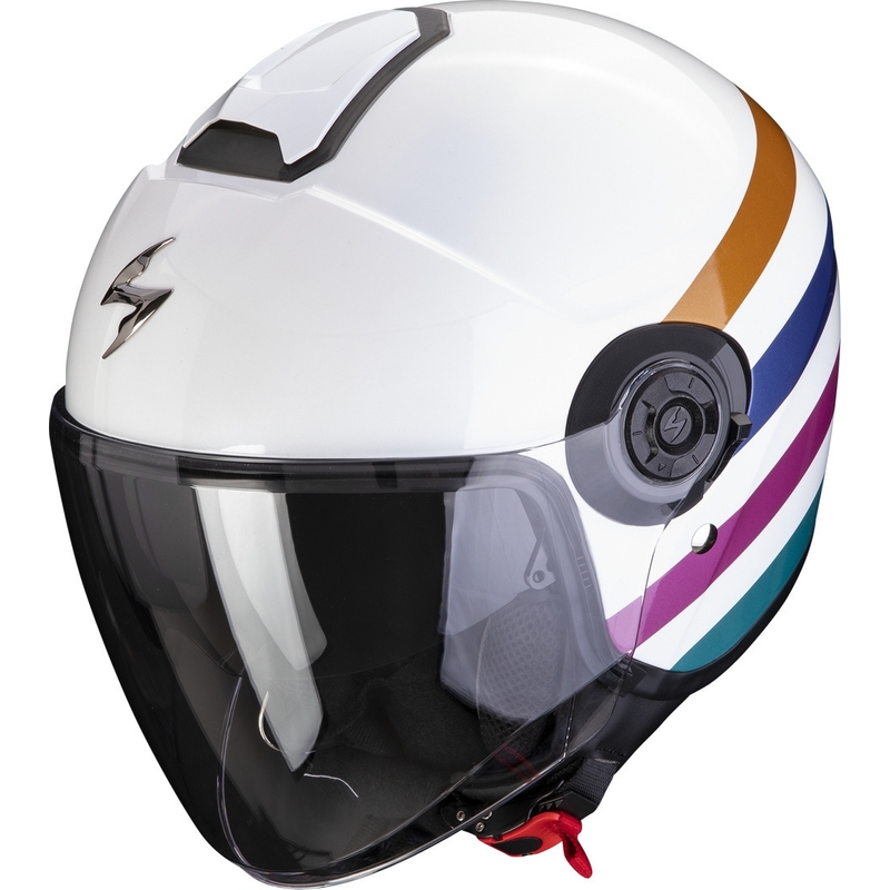 Otvorena kaciga Scorpion EXO-CITY II Bee bijelo-zeleno-zlatna