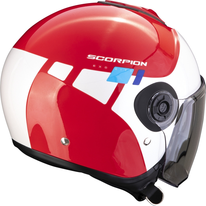 Otvorena kaciga Scorpion EXO-CITY II Mall crveno-bijelo-plava