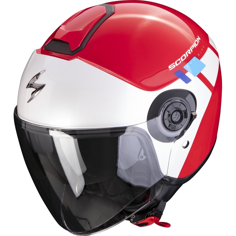 Otvorena kaciga Scorpion EXO-CITY II Mall crveno-bijelo-plava