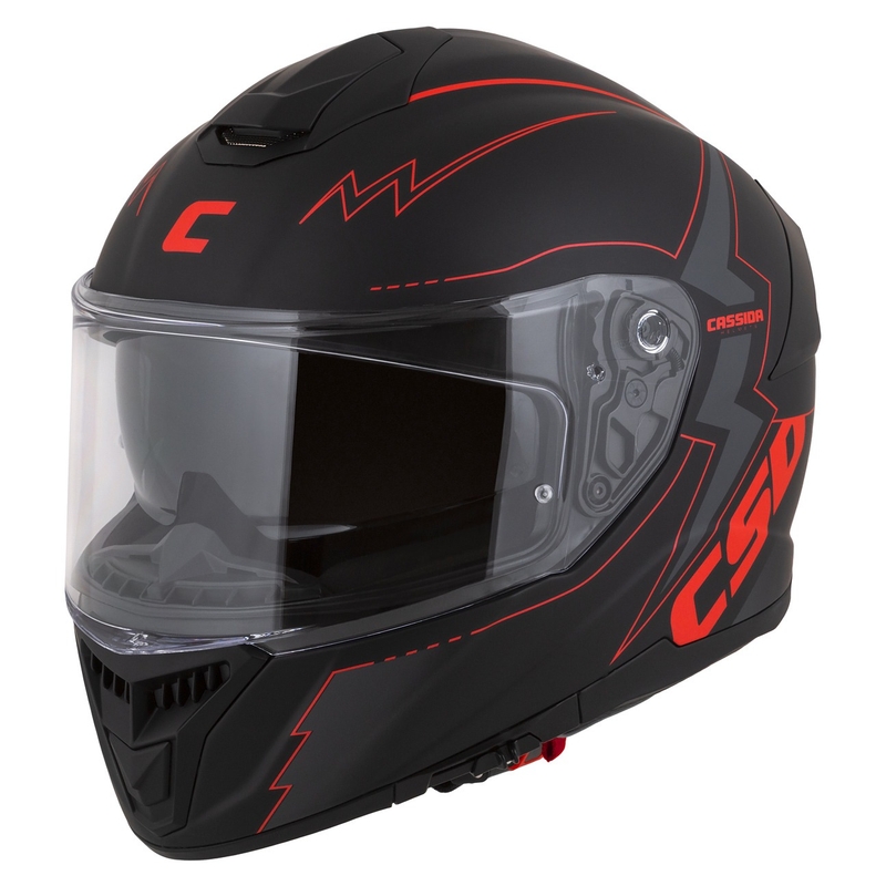 Integralna motociklistička kaciga Cassida Integral GT 2.1 Flash crno-crveno-siva