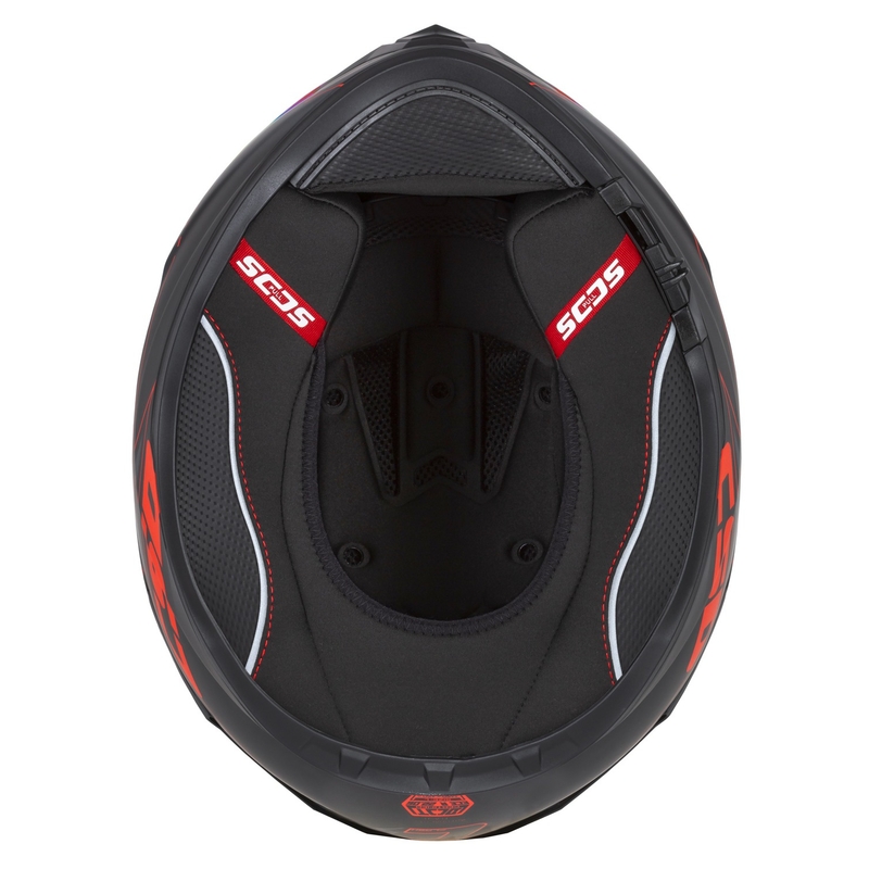 Integralna motociklistička kaciga Cassida Integral GT 2.1 Flash crno-crveno-siva