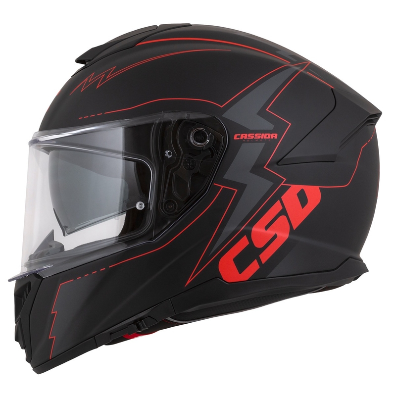 Integralna motociklistička kaciga Cassida Integral GT 2.1 Flash crno-crveno-siva