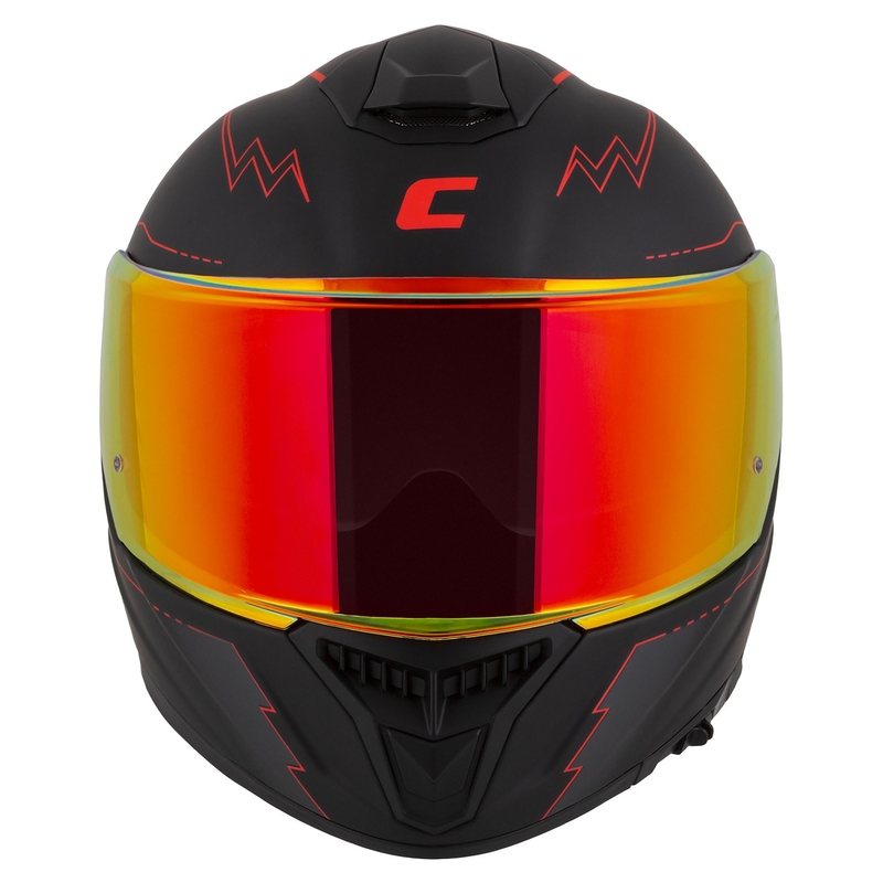 Integralna motociklistička kaciga Cassida Integral GT 2.1 Flash crno-crveno-siva