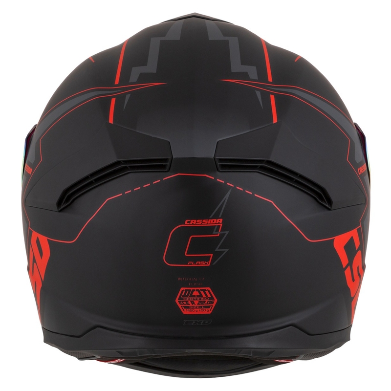 Integralna motociklistička kaciga Cassida Integral GT 2.1 Flash crno-crveno-siva
