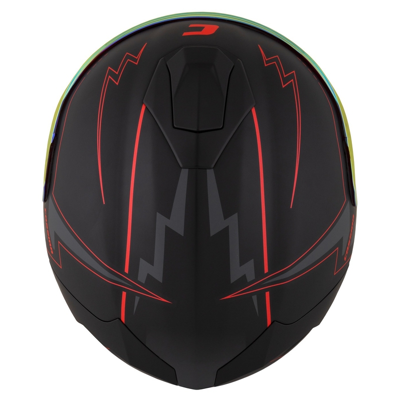 Integralna motociklistička kaciga Cassida Integral GT 2.1 Flash crno-crveno-siva