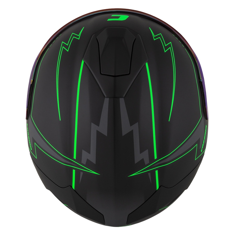 Integralna moto kaciga Cassida Integral GT 2.1 Flash crno-fluo zeleno-siva